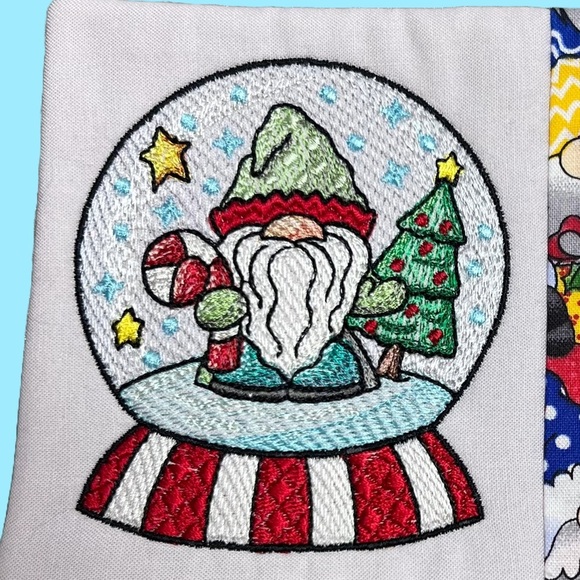 Hand Crafted Mug Rug Coaster Embroidered Cotton Fabric Padded Absorbs Liquid - Picture 6 of 9